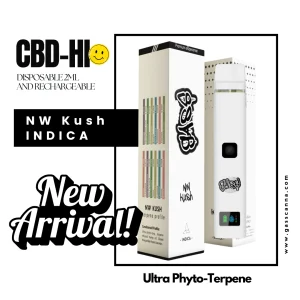 【CBD-Hi 】INDICA “NW Kush” Disposable Vape 2ml